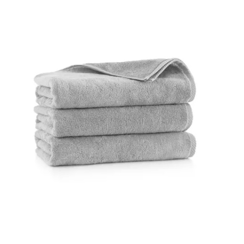 Ręcznik polski bawełniany 70x140 Kiwi / 500gsm - Jasno-szary